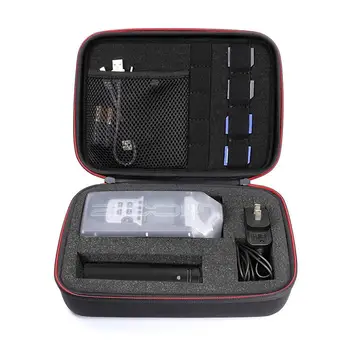 

Recorder Storage Case Portable with DIY Foam Inlay for ZOOM H1 H2N H5 H4N H6 F8 Q8 Handy Music Recorders Charger Mic Tripod Adap