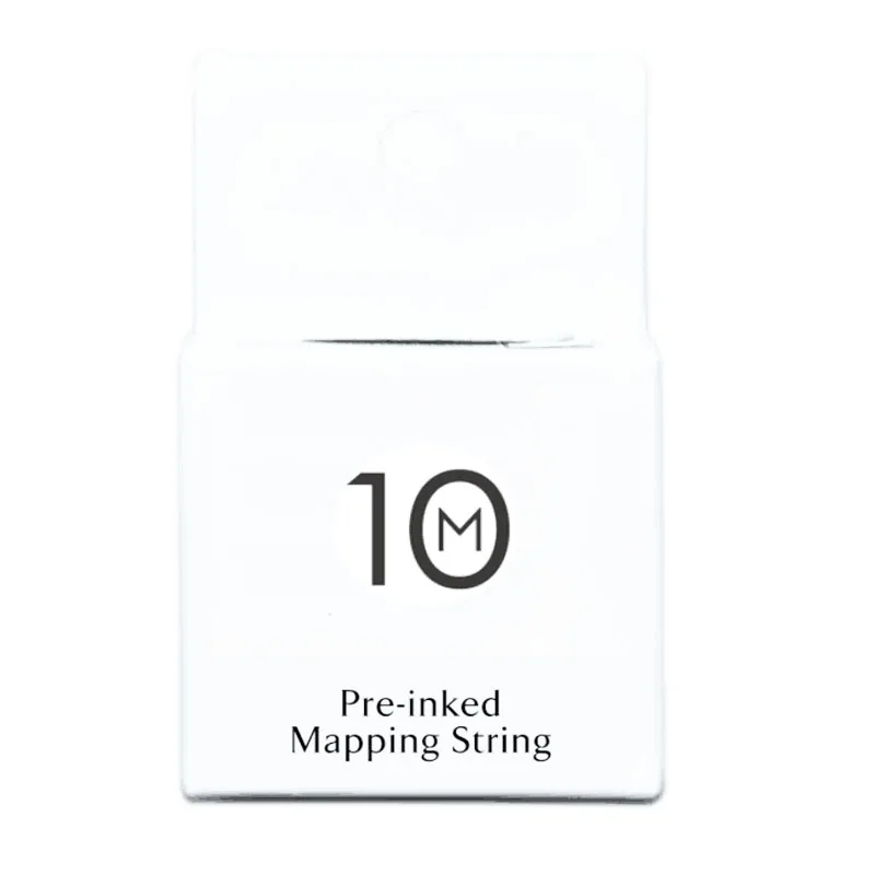 

Pre-Inked Mapping String for Eyebrow Measuring, Made From Natural Bamboo Charcoal Thread Microblading Supply
