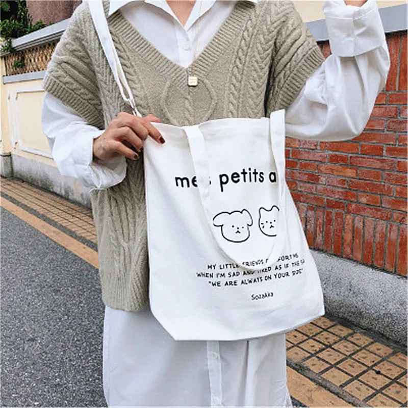 PGOLEGGY мультфильм переносная Холщовая Сумка Японский Harajuku девушка Студенческая сумка женская сумка-мессенджер сумка для покупок