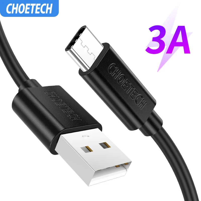 

CHOETECH Micro USB Cable Fast Charge USB Type C Cable Usb Cable for iPhone Cable Xs max Xr X 8 7 6s Plus Usb C Cable for Xiaomi