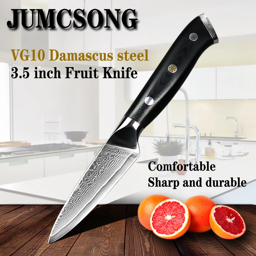 Paring Knife- 3.5 Inch - Damascus- Japanese- VG10 Super Steel 67