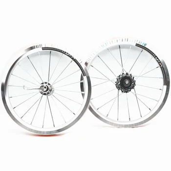 

Folding Bicycle Wheels 14/16 Inch For Ynhon Fnhon 412 Out-3 speed Wheel set