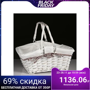 

Basket 36x29x13Hx18HH cm, willow 4831735