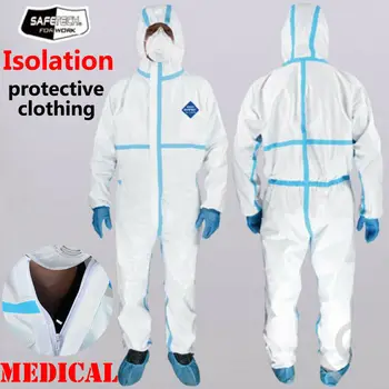 

Disposable overalls Work Wear Professional Medical Protective Protection Disposable Clothing Avoid Dust Spray Suit Jumpsuits