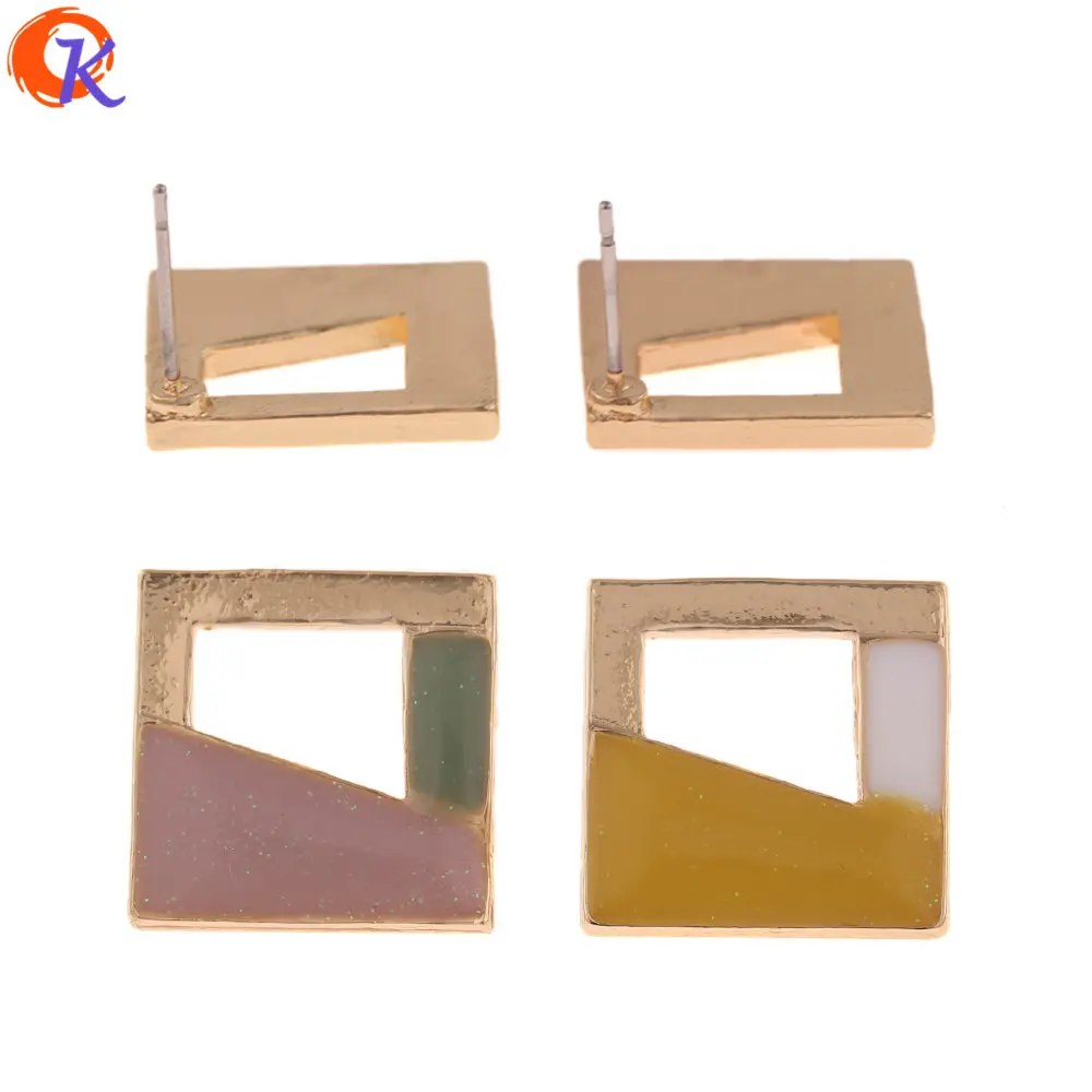 

Cordial Design 50Pcs 17*17MM Jewelry Making/Earring Stud/Square Shape/Hand Made/DIY Parts/Earring Accessories/Earring Findings