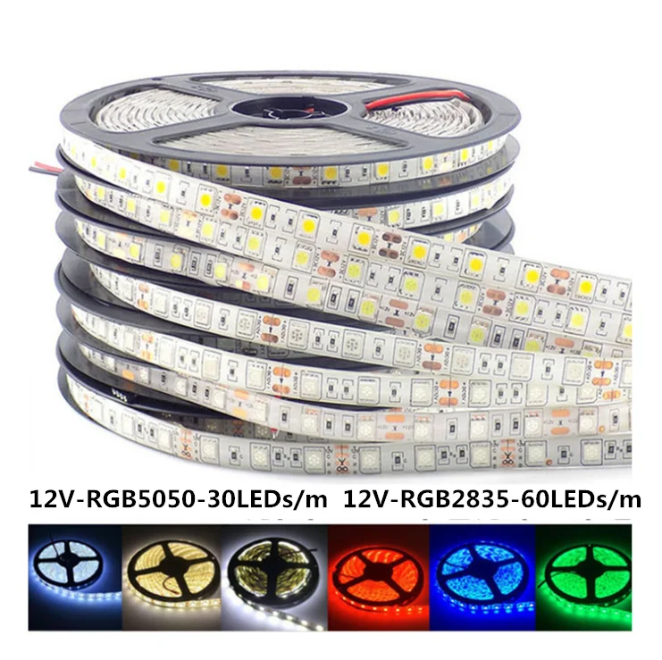Светодиодная лента светильник SMD 5050 RGB 2835 гибкая лента Fita wifi приложение дистанционное управление DC 12 В 5 м 10 м 15 м светодиодная неоновая водонепроницаемая лента