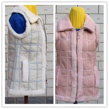 Новая зимняя одежда для стрижки овец, Женское пальто, пальто средней длины, меховое пальто, сохраняющее тепло, жилет, куртка