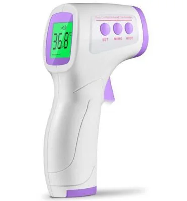 Пистолет бесконтактный прибор для измерения температуры Мути-фуция для детей/взрослых Цифровой термометр инфракрасный лоб термометр для тела - Цвет: B