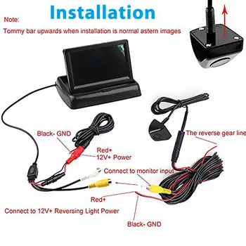 

DC 12V Rear View Camera 170° CMOS Reverse Backup Waterproof Night Vision
