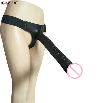 Lesbian Strapon Dildo Panties Realistic Penis Strap-on Dildos Harness Belt Gay Silicone Anal Plug Suction Cup Sex Toys For Women 5