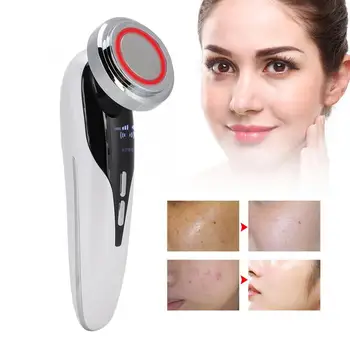 

EMS Massage Whitening Face Cleaning Tight Lifting Anti-Aging Beauty Machine Red Light Facial Skin Care Serum Import Instrument