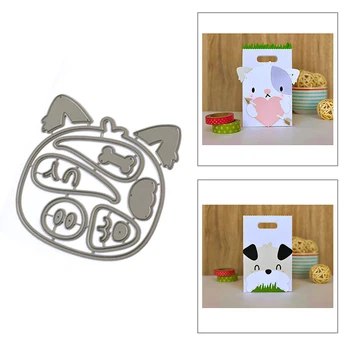 

2020 New Lovely Animal Dog Paw and Heart Bone Metal Cutting Dies For DIY Greeting Card Cut Paper Making Scrapbooking No Stamps