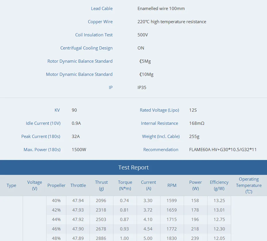 T-MOTOR MN1005 KV90 ультралегкого авиационного двигателя большой тяги бесщеточный мотор 11,5 g/W на 3 кг