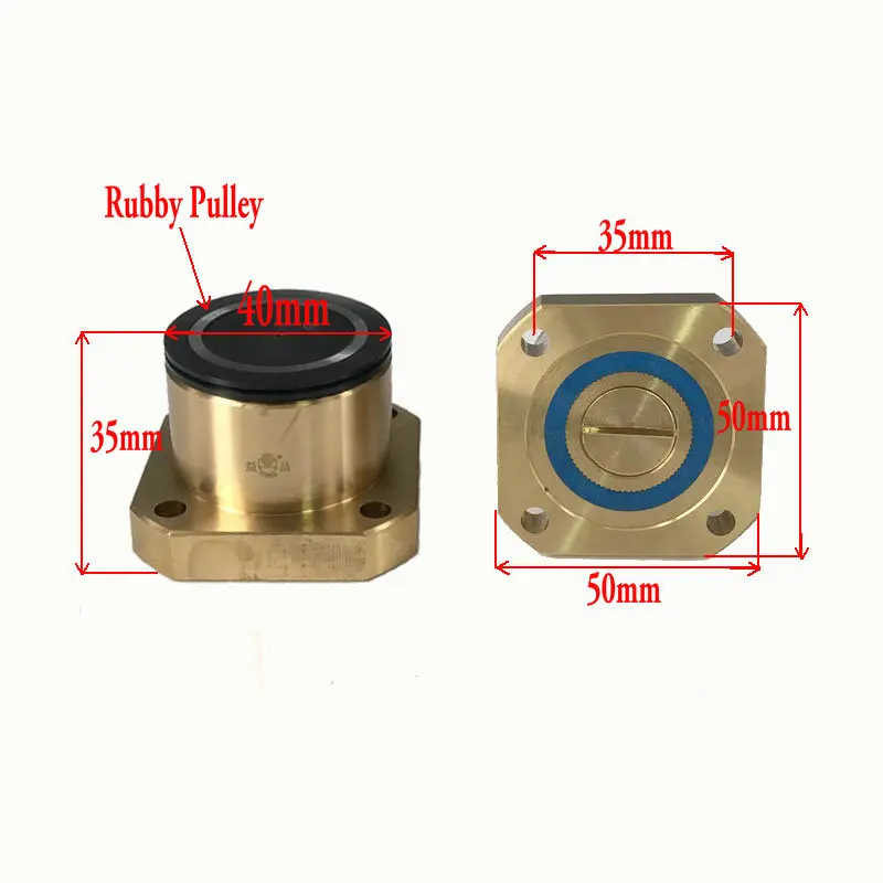 Wedm Brass Guide Wheel Pulley Roller Assembly 152 Od40*l35mm For Wedm