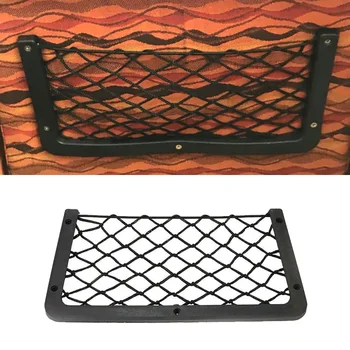

Caravan Storage Net Car Seat Backrest Campervan Storage bag Organizer 32*21cm Black