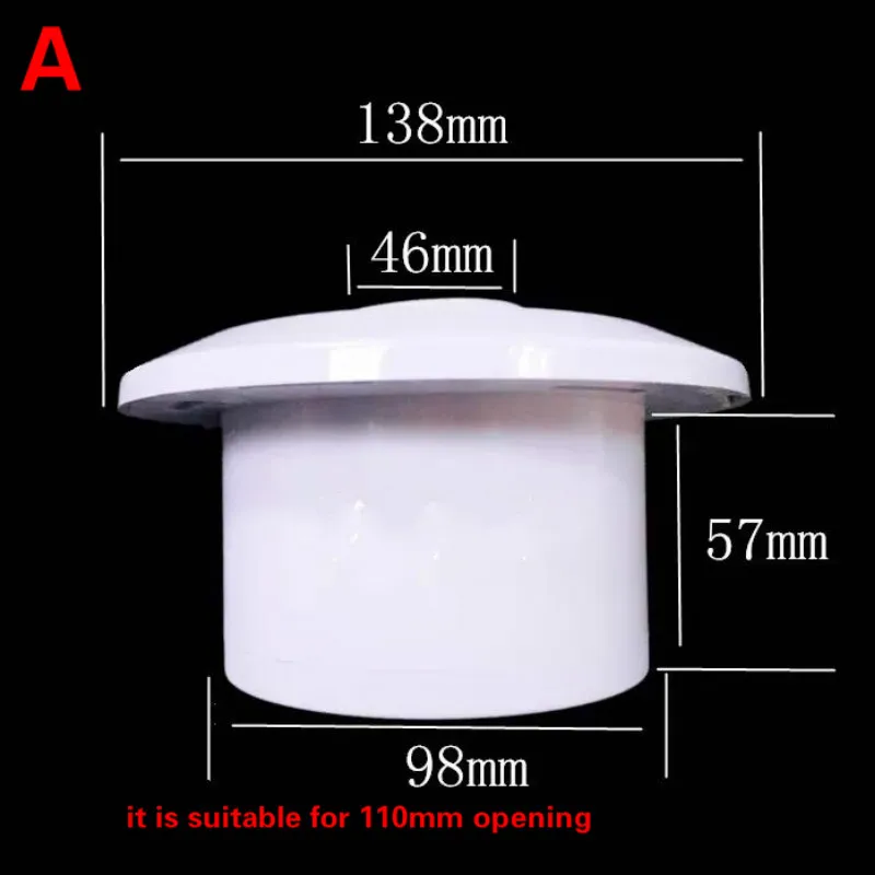 

ABS plastic air vent outlet Air Vent Ducting Ventilation Exhaust Outlet nozzle adjustable for Airport central air conditioning