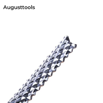 

Augusttools 3.175mm 4mm 6mm 8mm End Milling Bits Wood Engraving Machine carbide Corn Cutter Cutting Cnc Router Cytting Tungsten