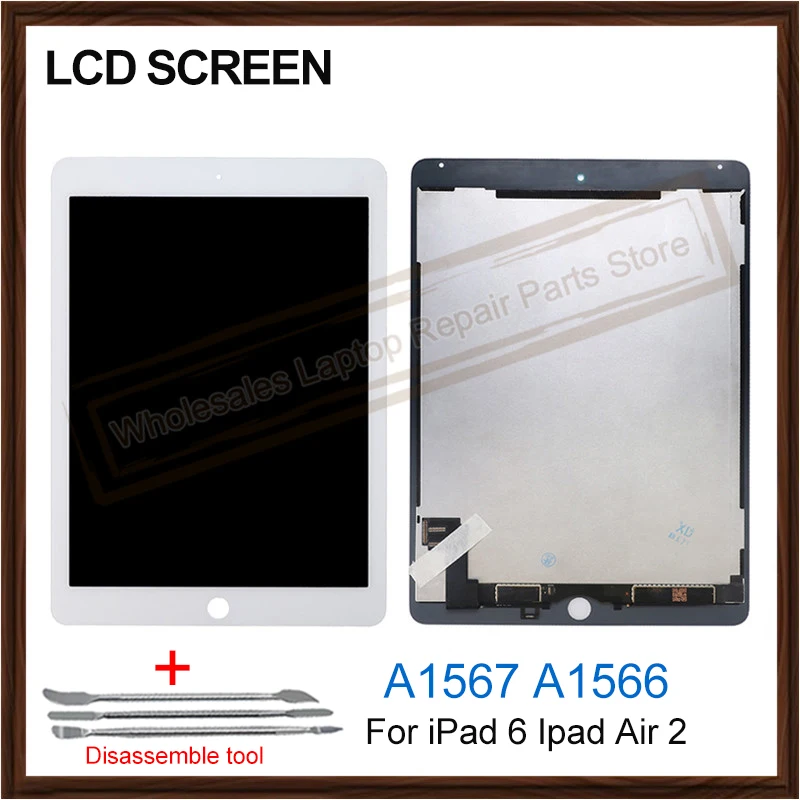 ЖК экран 9 7 дюйма для Apple iPad 6 Ipad Air 2 A1567 A1566 дисплей с сенсорным экраном дигитайзер в