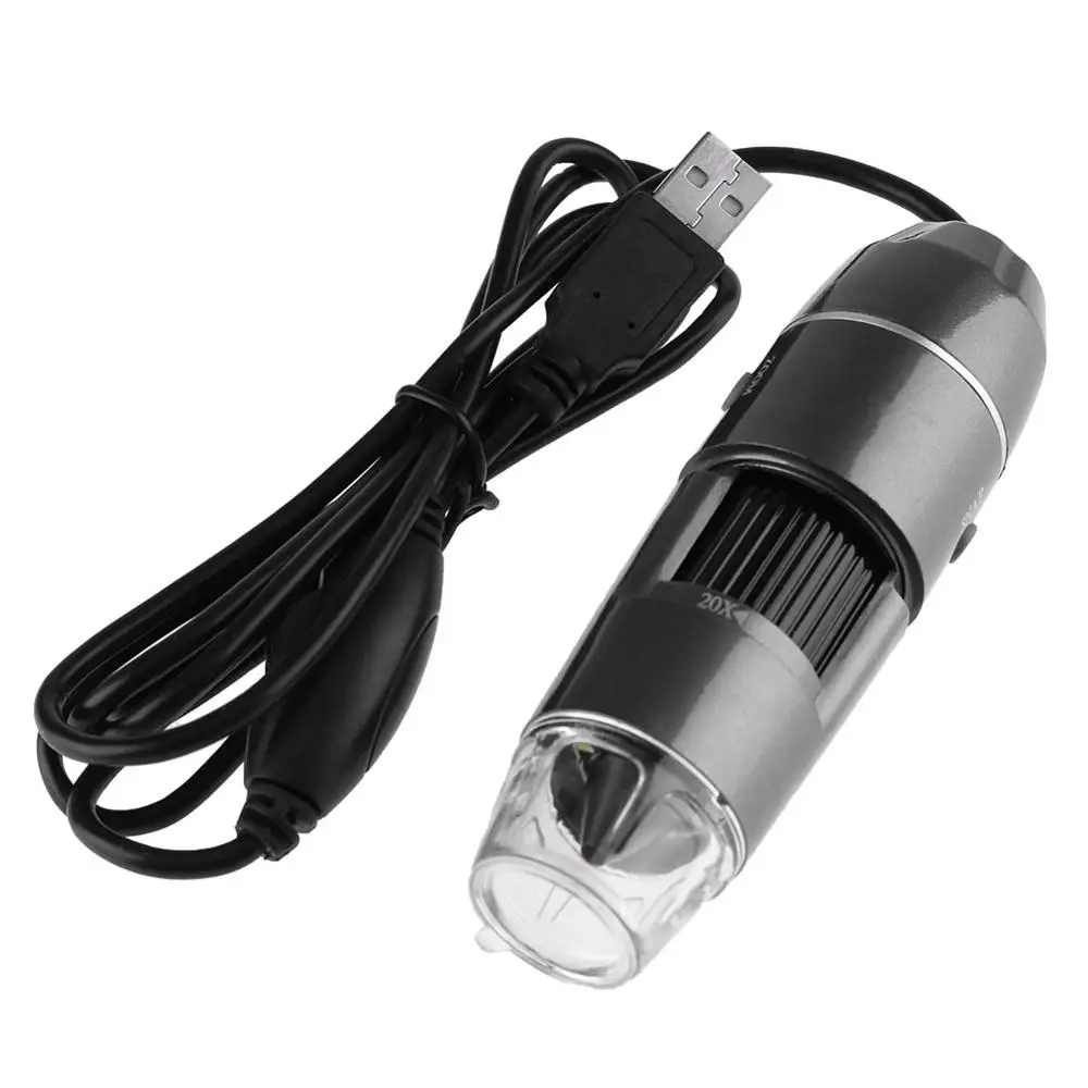 Профессиональный USB цифровой микроскоп 1000X800X8 светодиодный 2-мегапиксельный электронный микроскоп Эндоскоп зум Камера лупа+ подъемная подставка инструменты