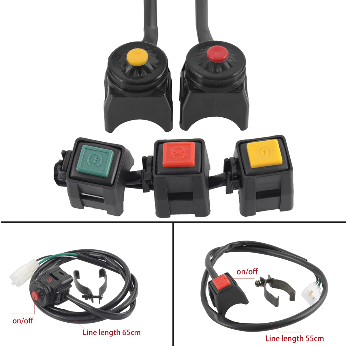 New 1pcs Motocycle ON OFF Engine Starter Kill Switch Fit For HONDA KAWASAKI SUZUKI YAMAHA | Автомобили и мотоциклы