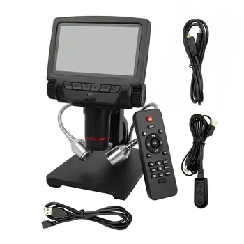 

Professional 5 Inch Screen Digital Microscope Metal Stand HDMI Microscope for Mobile Phone Repair Soldering Tools