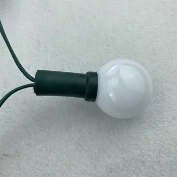 

50nodes addressable RGB G40 DC12V WS2811 LED pixel string light;6inches(15cm) spacing;GREEN wire;IP68;13.5mm pigtials