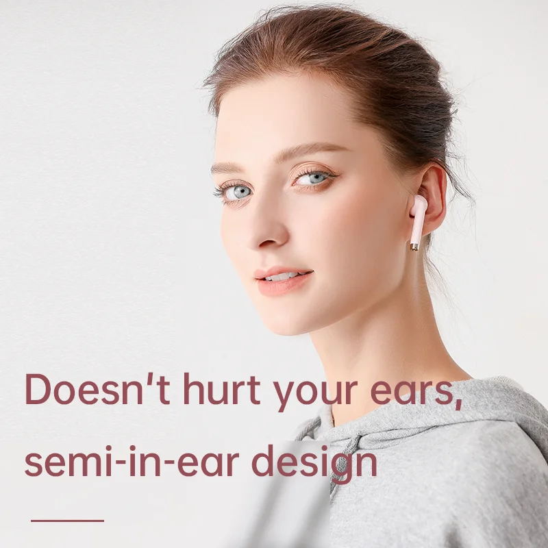 2020 TWS Bluetooth Wireless Earphone Stereo Noise Cancelling Touch Control Headphone For Xiaomi Huawei Samsung with Microphone