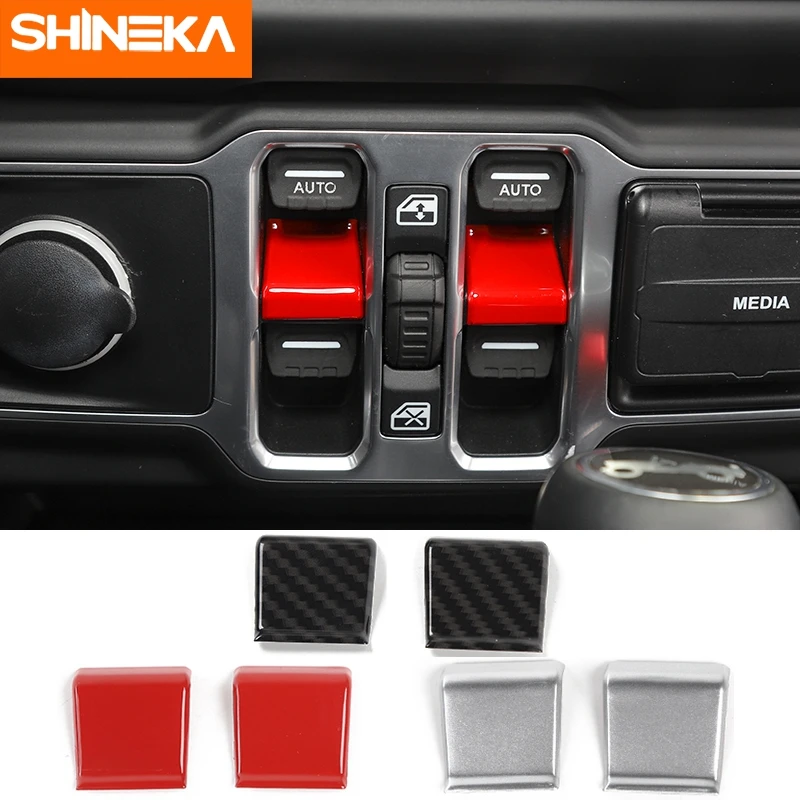 SHINEKA аксессуары для интерьера Jeep Gladiator JT 2018 + кнопка управления окном автомобиля