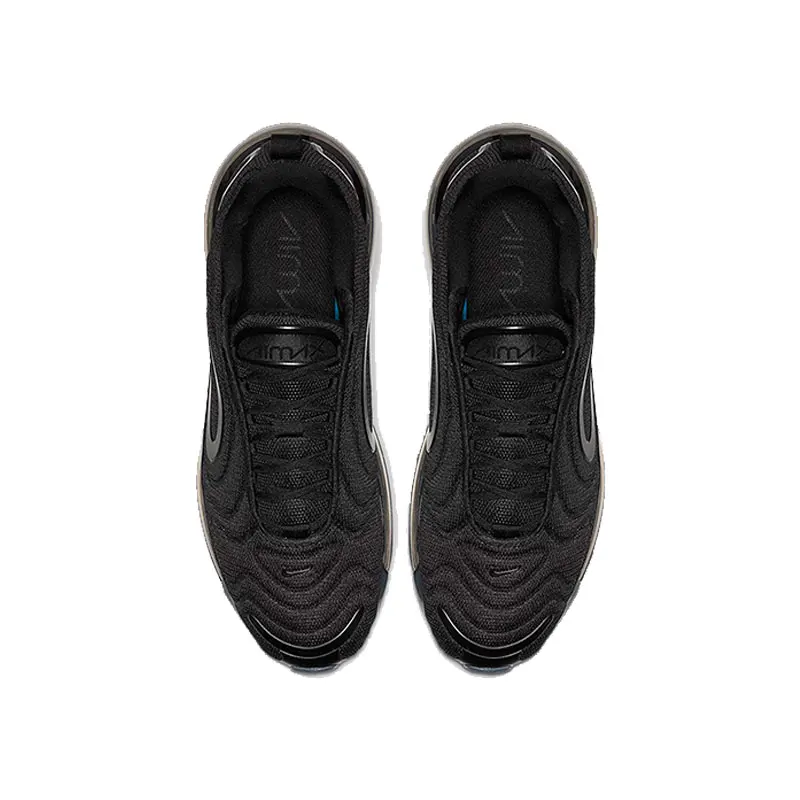 Оригинальные мужские кроссовки Nike Air Max 720, новинка, модные кроссовки для фитнеса, черные, для отдыха, низкие, дизайнерская обувь, AO2924-007
