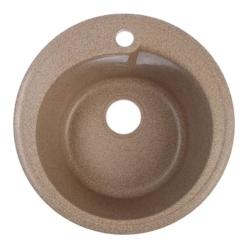 

Kitchen sink made of stone GRANMILL 19, d = 440 mm, depth 18 cm, terracotta 4987553
