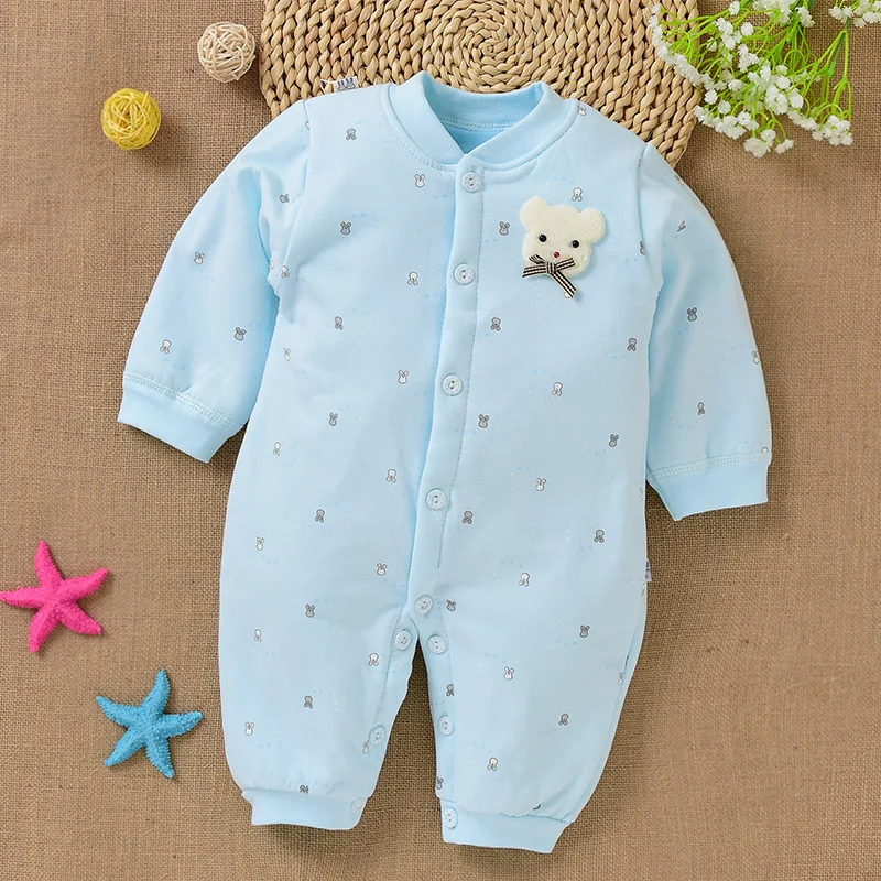 Стиль детский Мягкий комбинезон; сезон осень-зима; для детей 1-2-3 лет младенцев Антарктическом МИАН pa фу комбинезон