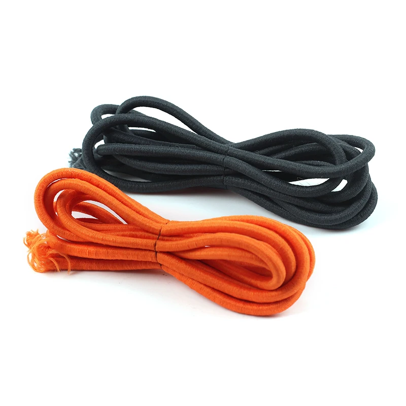 4mm colored round rubber band thick head flower elastic band head rope elastic wire rope drawstring