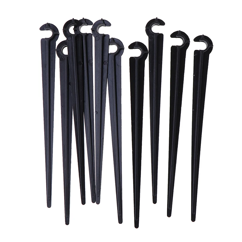 10 Pcs 4/7 Inch Hose Bracket Garden Drip Hose Fixed Stems Holder Garden Irrigation Pipe Inserting Ground