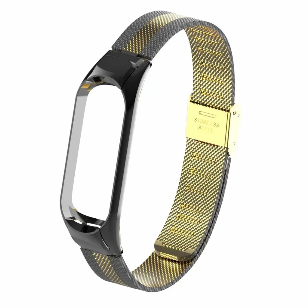 OMESHIN mi Band 4 ремешок металлический Безвинтовой браслет из нержавеющей стали для Xiaomi mi 4 ремешок браслет mi Band 4 браслеты Pulseira