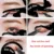 Инструменты Для Макияжа Новые Трафареты Для Бровей Cat Eyeliner Model Stencil Kit Guide Template Maquiagem Double Wing Eye Shadow Frame Card