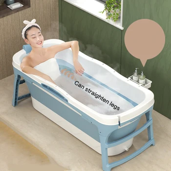 

Universal Adult Folding Bath Tub Sauna Household Full Body Bath Barrel Infant Foldable Batntub 118cm/128cm/142cm Baby Bath Tub