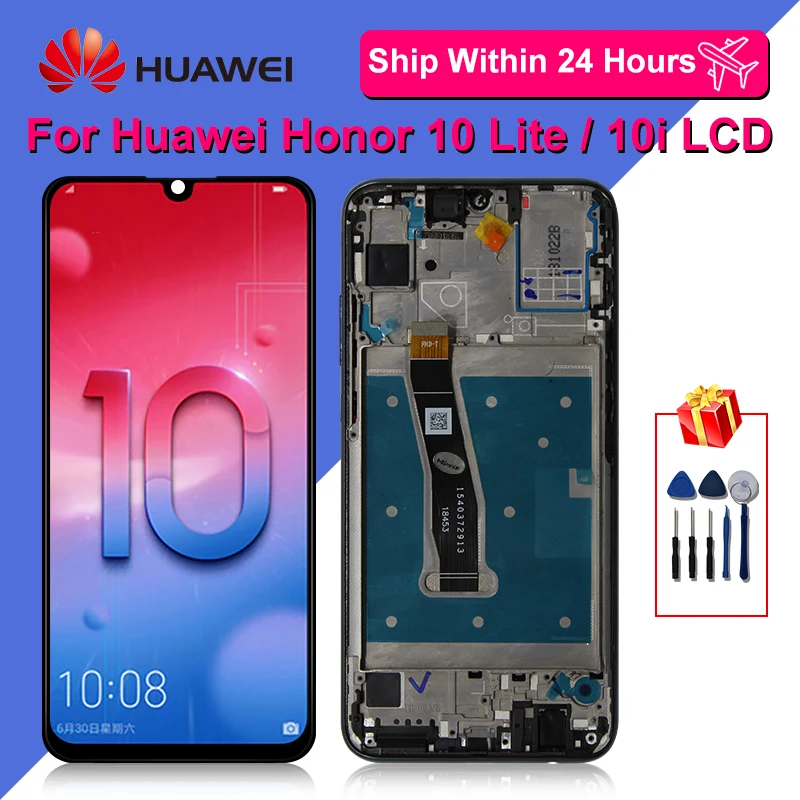 6 21 &quotдля Huawei Honor 10 Lite ЖК дисплей сенсорный экран запасные части для 10i HRY LX1 LX2 LX1T