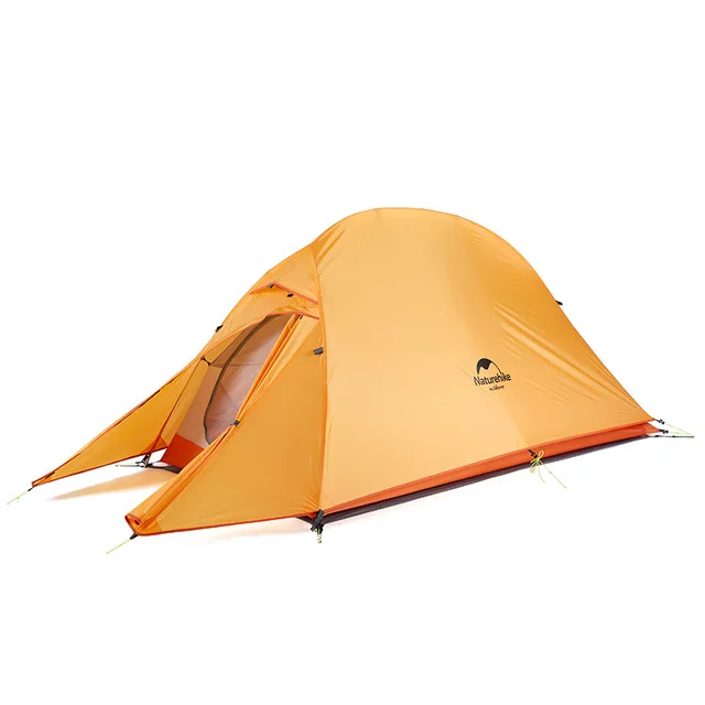 Naturehike обновленная облачная 2 серия 1 человек 2 человек 3-4 человек Сверхлегкая палатка для кемпинга уличная зимняя походная Экипировка - Цвет: 1 man 210T orange