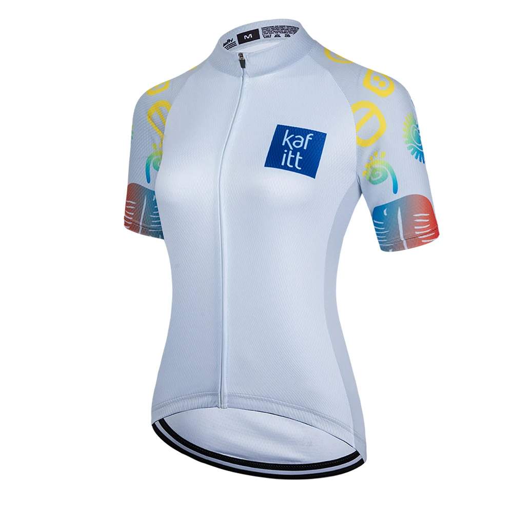 Female Cyclist Kafitt Cycling Clothes MTB Maillot Bike Shirt Downhill Jersey Pro Team Tricota Mountain Bicycle Clothing XS