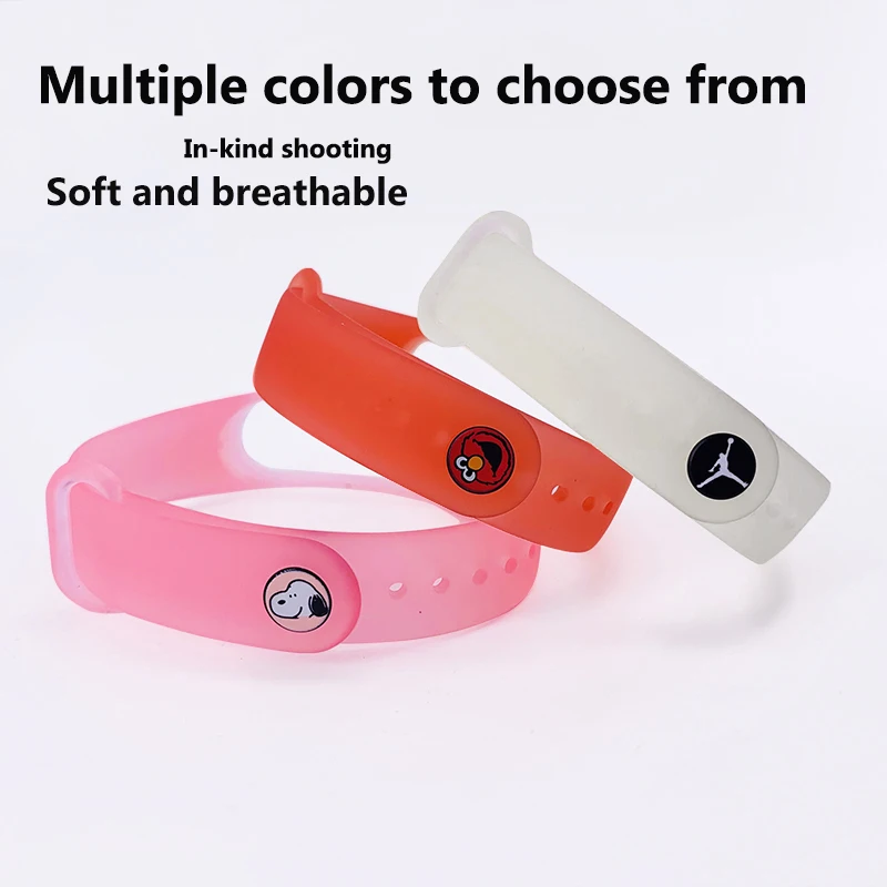 

Silicone wrist strap For xiaomi mi band 3 4 bracelet Miband 4 3 Strap Loop Bracelet for Xiaomi Mi Band 3 4 Sport Strap watch