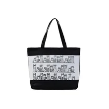 Летняя парусиновая сумка в Корейском стиле, школьная форма, сумка для книг, Экологически чистая сумка для покупок, Подарочная сумка с рисунком