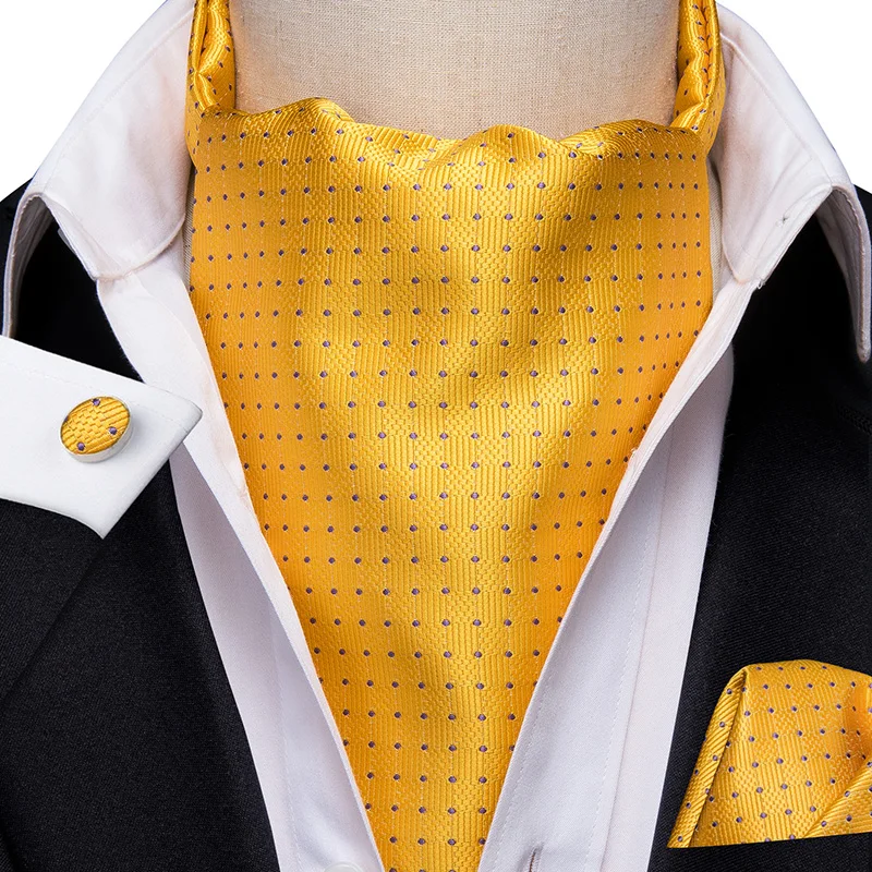 Классический Пейсли Шелковый Аскот Карманный квадратный шейный платок Ascot резинка для волос самостоятельно британский стиль джентльмен платье шарфы галстук вечерние комплект Ascot - Цвет: AS-1017