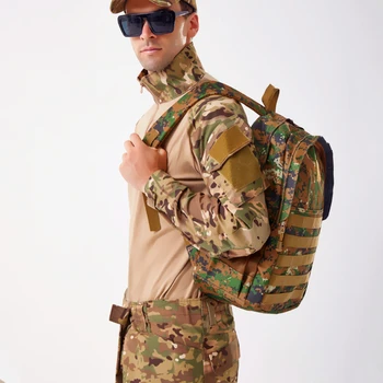 Camouflage Backpack Men Large Capacity Army Military Tactical Backpack Men Outdoor Travel Rucksack Bag Hiking Camping