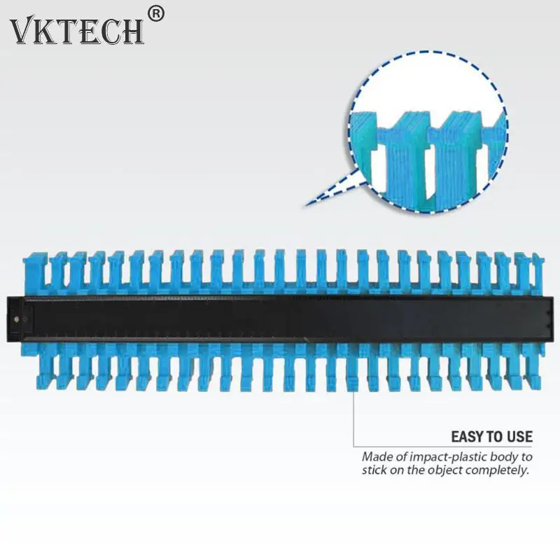 20 дюймов пластиковый контурный манометр Дубликатор профиль копировальный манометр плитка деревянный инструмент для маркировки плитки из ламината общие инструменты линейка