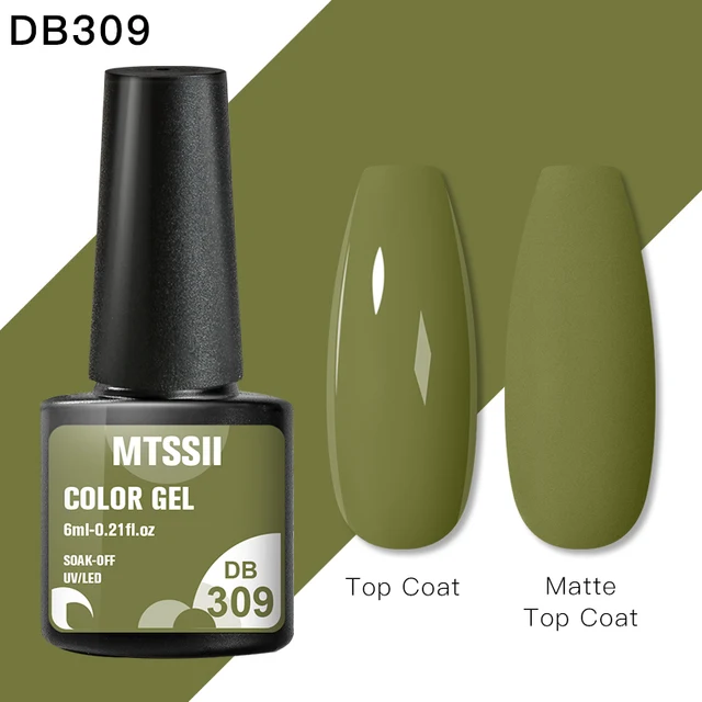 Mtssii Reflective Glitter Gel Nail Polish 6ml Sparkling Auroras Laser Nail Gel Nail Art Varnish Semi Permanent Top Base Gel Q15173 NO Reflective