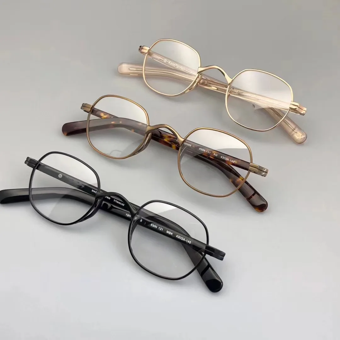 

Titanium Glasses Frame Men Vintage Small Square Eye Glasses Optical Prescription Eyeglasses Frames Clear Eyewear Black Oculos