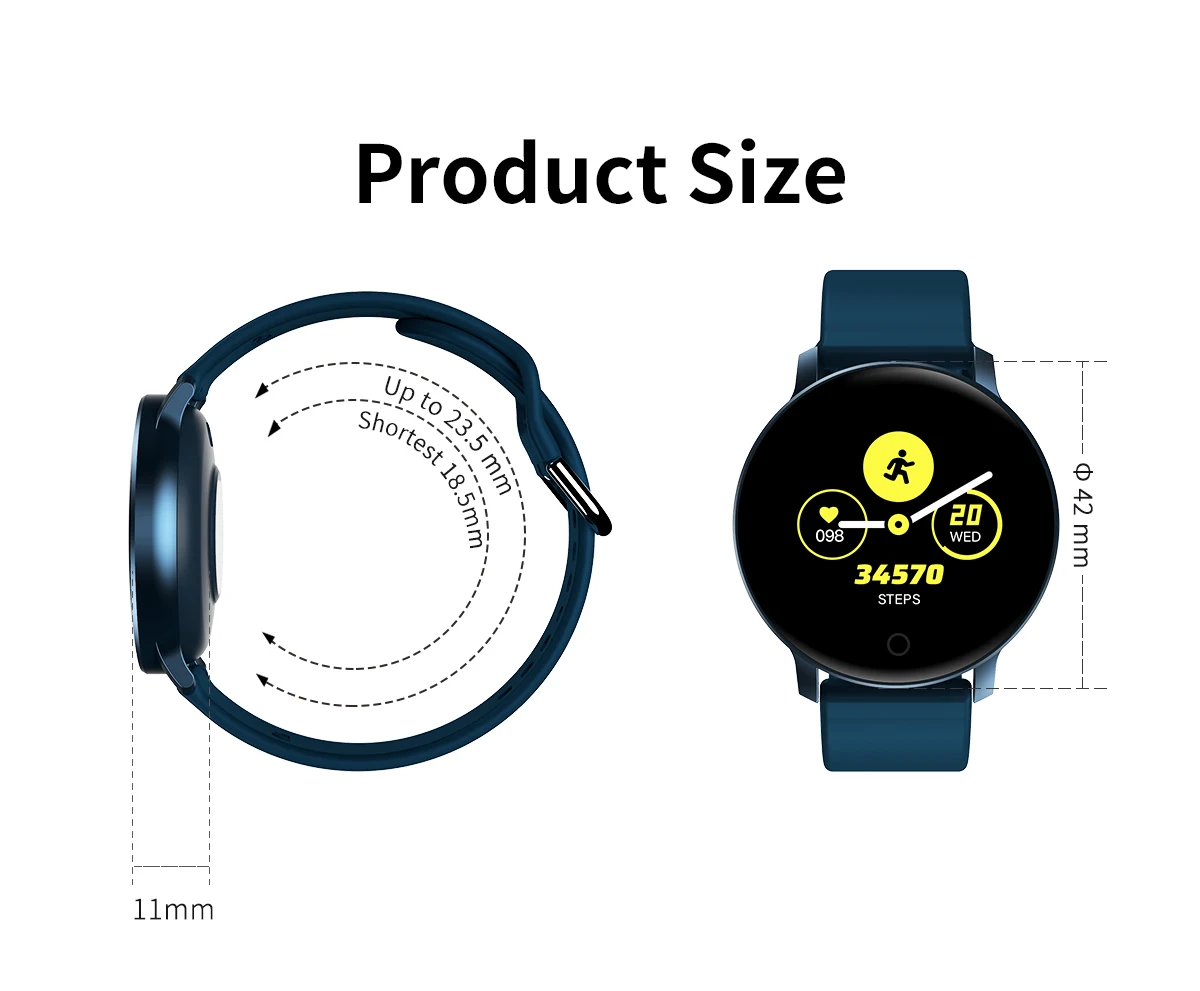 Fitness Smart Watch Men Women HeartRate Blood Pressure Monitor Smartwatch Waterproof smartband for Android Ios xiaomi iphone