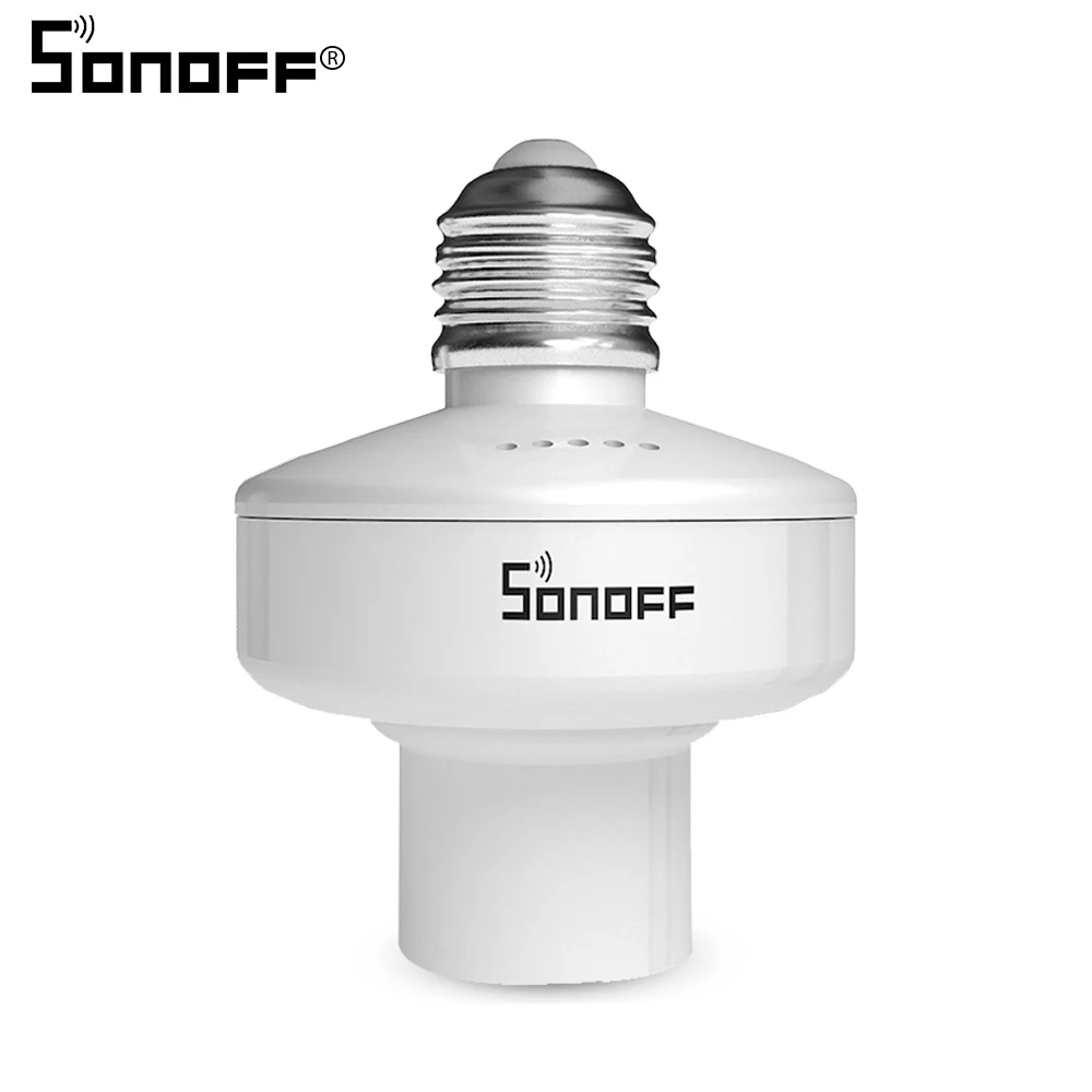 Slampher SONOFF Slampher E27 лампа/светильник/держатель лампы 433 МГц RF/wifi/APP eWelink пульт дистанционного управления умная Поддержка Google домашняя Автоматизация Alexa - Комплект: Slampher