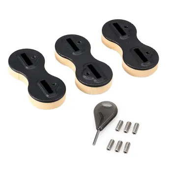 

3 PCS Fushion Fin Box Plug Extra Fin Key 9MM Fin Screws Set Surfboard Fin Keys for Marine Canoe Water Sport Surfboard Accessory