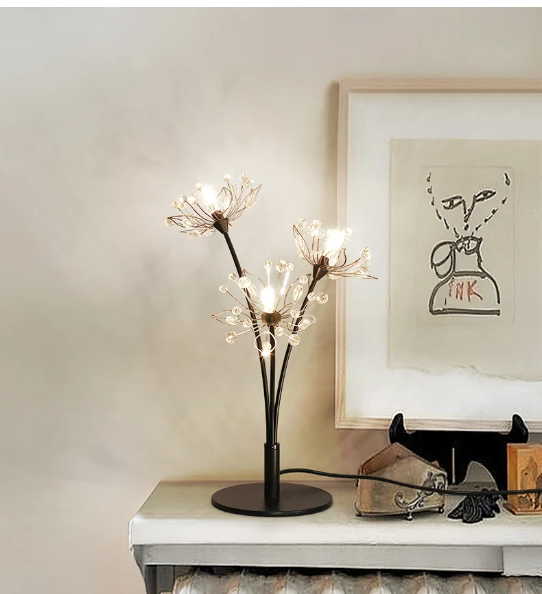 High-Quality-Modern-LED-Crystal-Table-Lamp-Pendant-lamp-Dandelion-Shape-Guaranteed-100-Free-shipping